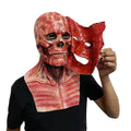 Double-layer Ripped Mask Bloody Horror Skull
