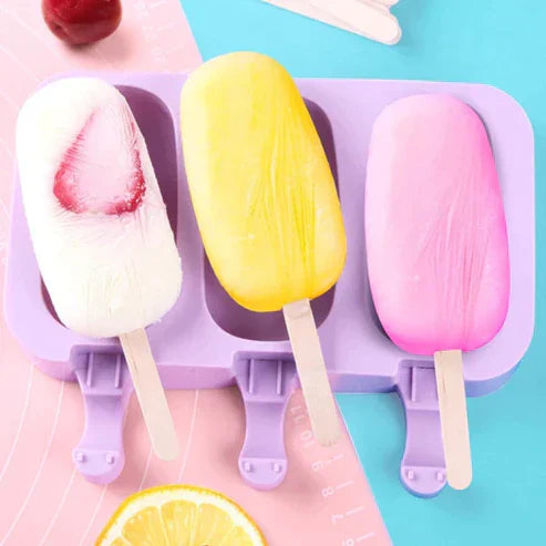 3 Cavity Silicone Cakesicle Mold