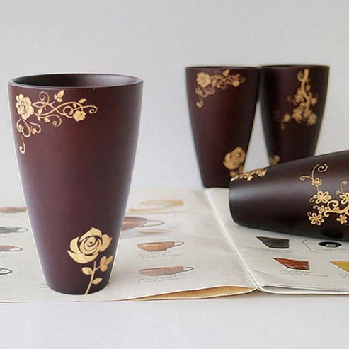 Natural Wooden Japanese Cup