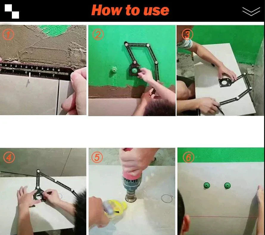 6-Sided Angle Finder Tool
