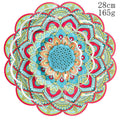 3D Mandala Spiral Wind Spinner Chimes Rotating Hanging Decoration