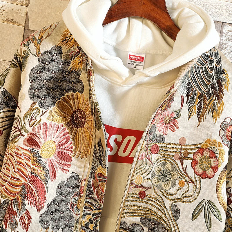 Embroidery Bomber Jackets