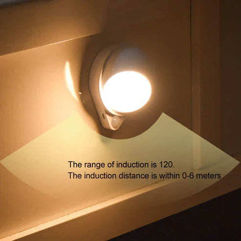 360 Rotating Water Drop Magnetic Night Lamp