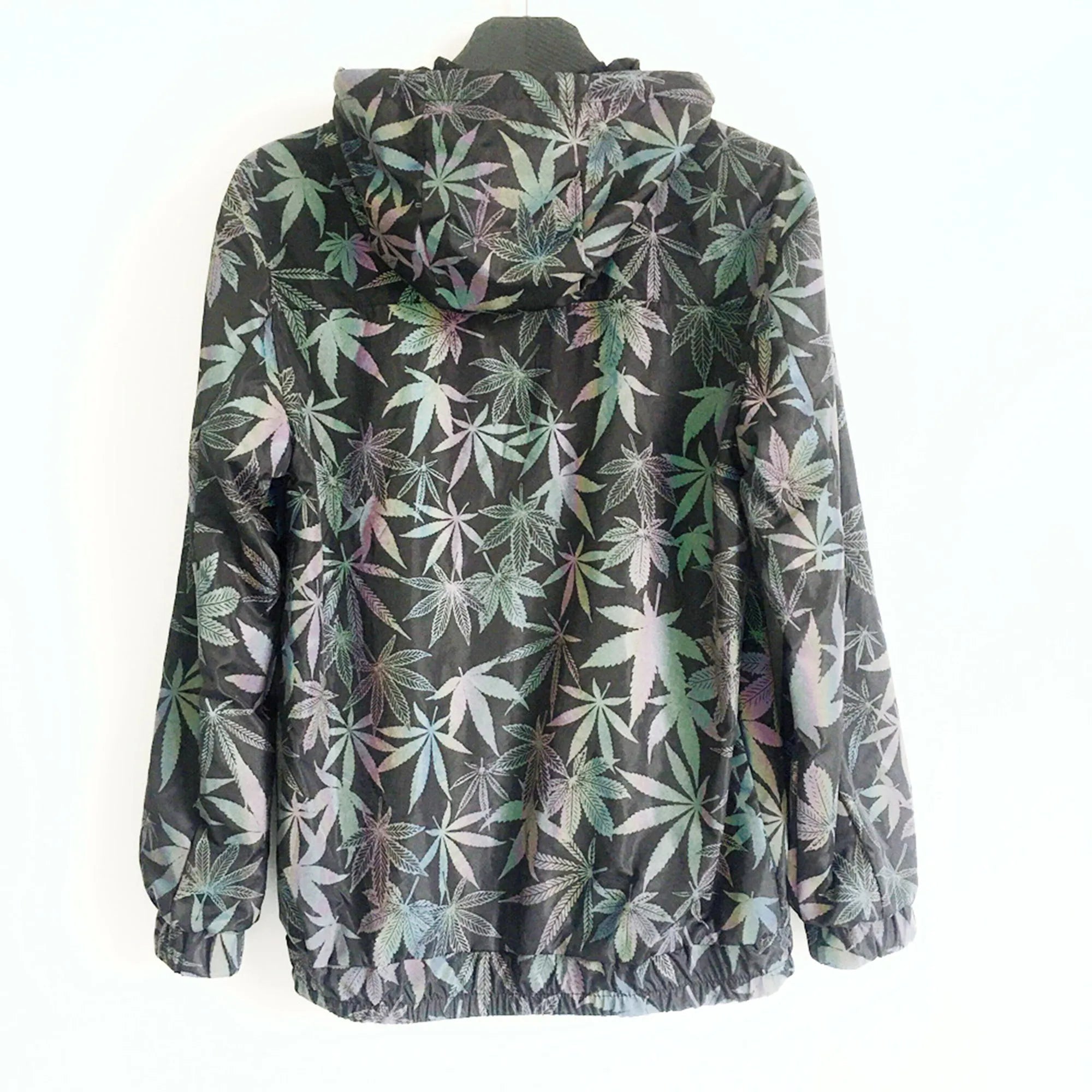Geometric Reflective “Leaf Pattern” Jacket