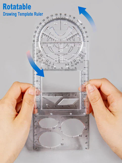 Geometric Art Design Architect Ruler