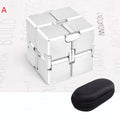 Aluminum Alloy Infinite Magic Cube Anti Stress Fidget Toys