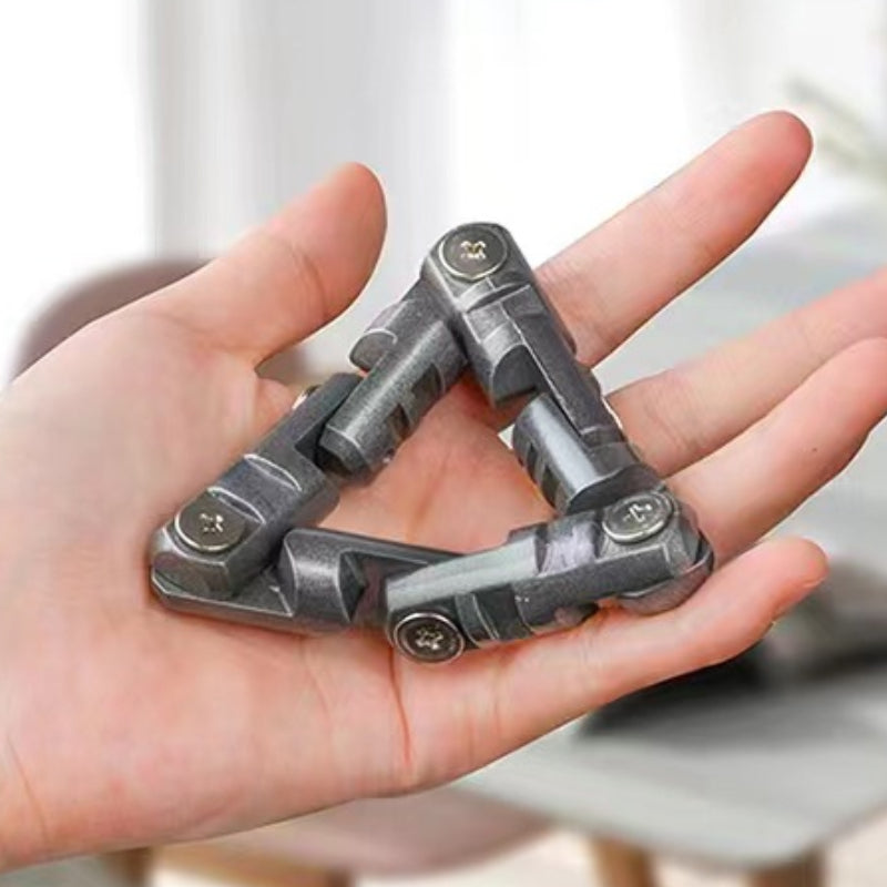 Infinite Flip Chain Fidget Toys Stress Relief s Metal Alloy Massage Bracelet Creative Fingertip