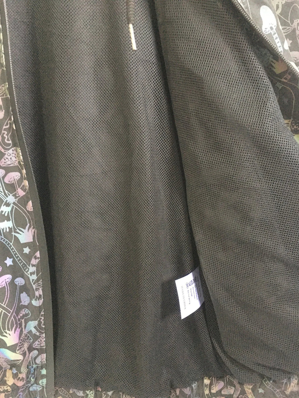 Geometric Reflective “Mushroom Pattern” Jacket