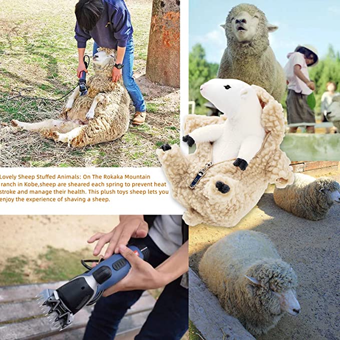 16CM Lovely Sheep Alpaca Doll Soft Plush Toy