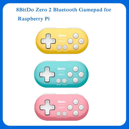 8Bitdo Zero 2 Bluetooth Gamepad Keychain Sized Mini Controller for Switch, Windows, Android, macOS & Raspberry Pi