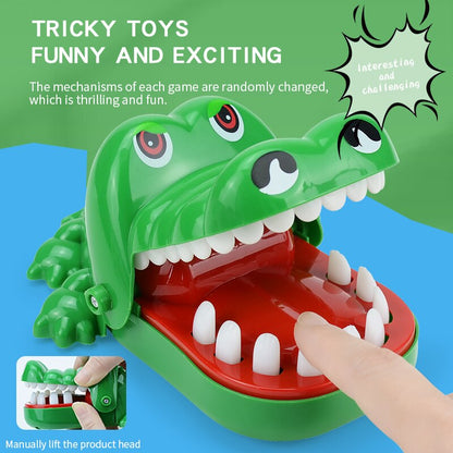Crocodile Teeth Toys For Kids Alligator Biting Finger Dentist Games.