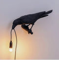 Crow Wall & Raven Table Lamps with Brightness Adjustable Edison Bulb
