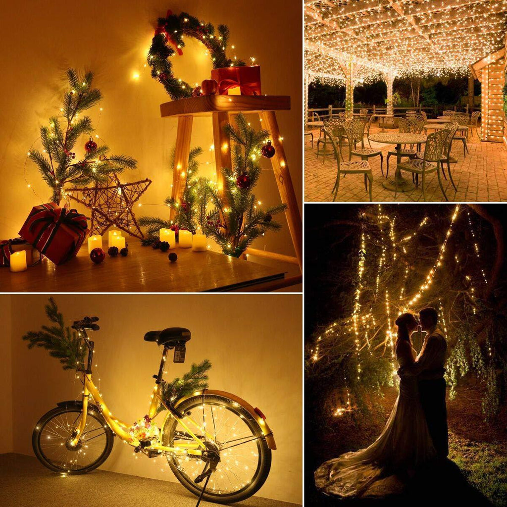 LED Outdoor Solar Lamp String Lights 100/200 LEDs 10m
