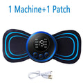 LCD Display EMS Neck Massage Electric Massager Cervical Neck Back Patch 8 Mode Pulse Muscle Stimulator Portable Relief Pain
