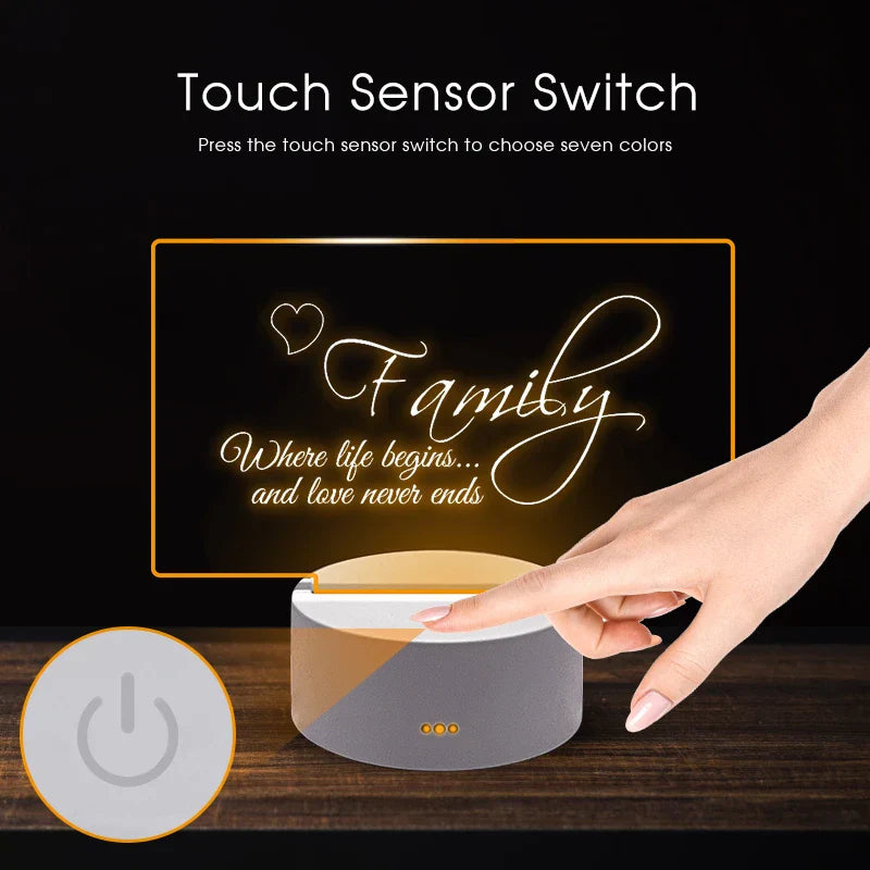 Note Board Creative Led Night Light USB Message Board Holiday Light With Pen Gift For Children Girlfriend Decoration Night Lamp