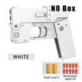 2 Burst Rubber Pistol Children Gift Party Accessories Mobile Phone Model Bullet Shelling Folding Gun Toy