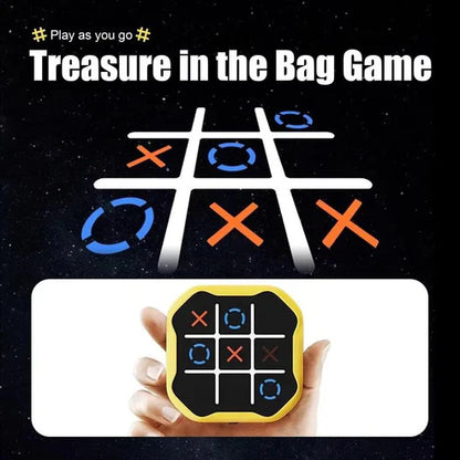 Tic Tac Toe Bolt Game 3-in-1 Handheld Puzzle Game