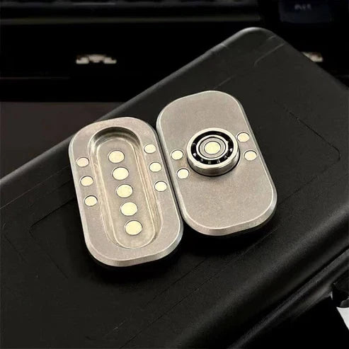 New 2 in 1 Owl Fidget Slider Metal Spinner
