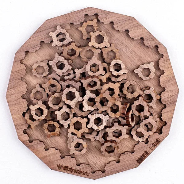 3D Brain-teaser Wooden Puzzles