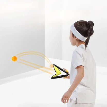 Racket Throw And Catch Ball Game
