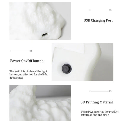 3D Printed Dragon Night Light LED Night Lamp