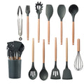 Silicone Kitchenware Cooking Utensils Set Non-stick Cookware