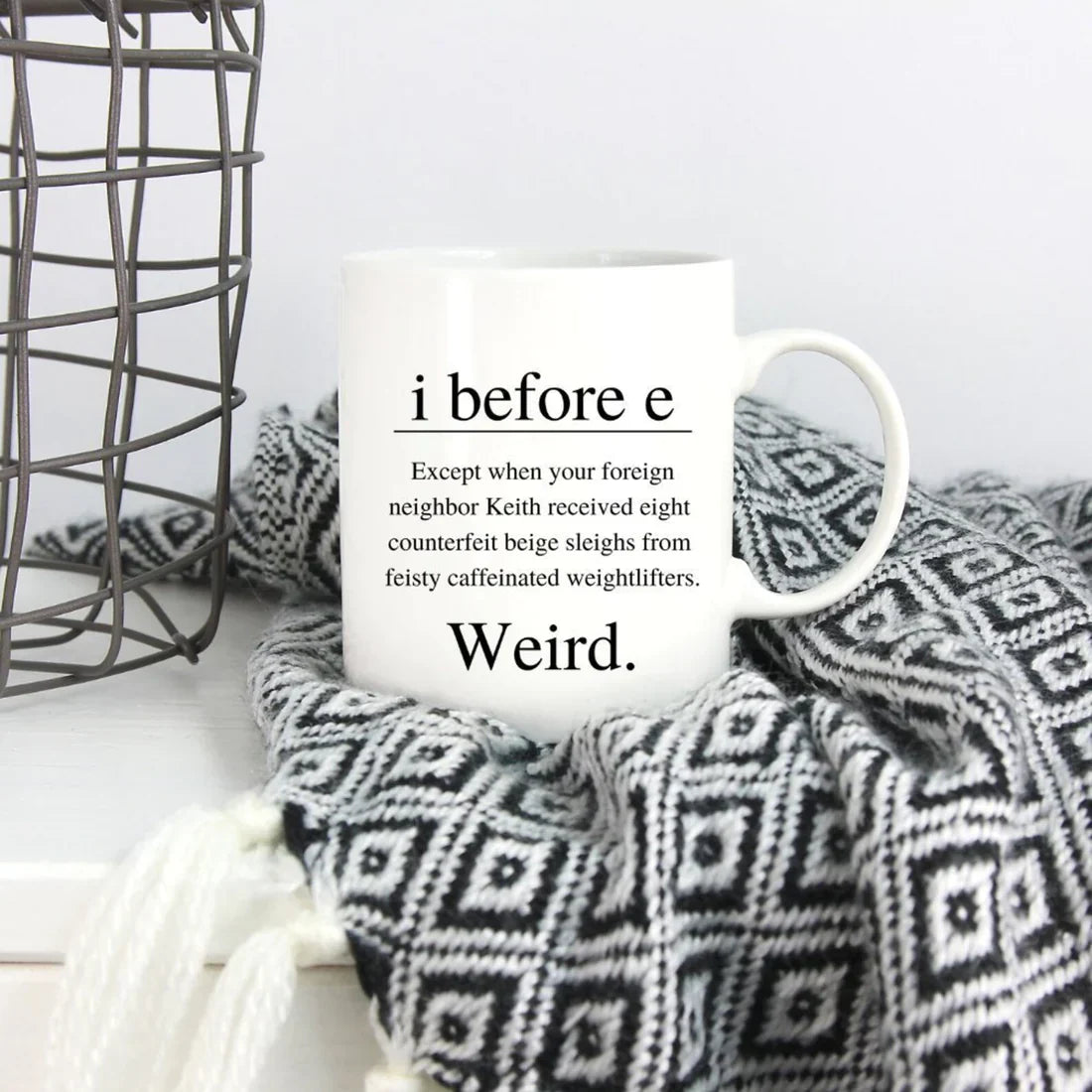 i before e Coffee Mug