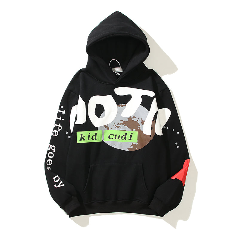 Kanye West Pullover Flannel Hoodies