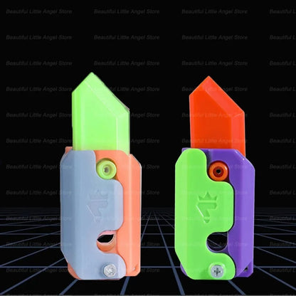 3D Printed Gravity Claw Knife Toy Stress Relief