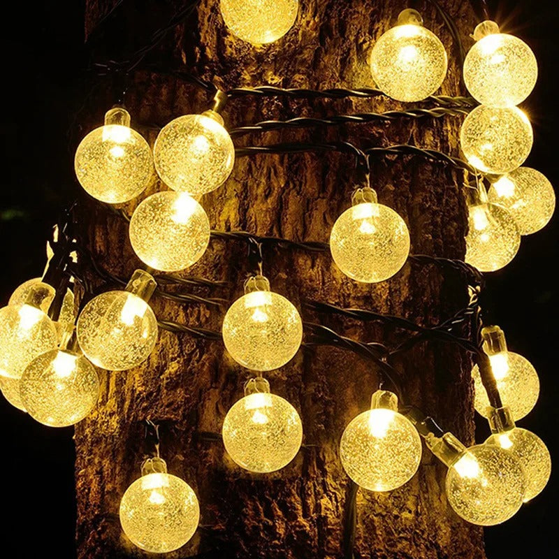 20～100 LED Solar Light Outdoor IP65 Waterproof String Fairy Lamps
