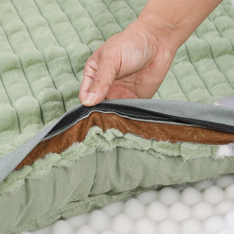 Sleeping Dog Mat Winter Warm Removable Washable Kennel Mattress