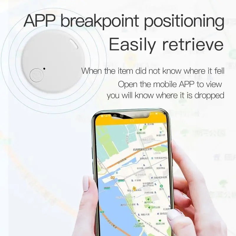 Mini GPS Locator AntiLost Alarm Wallet Keychain