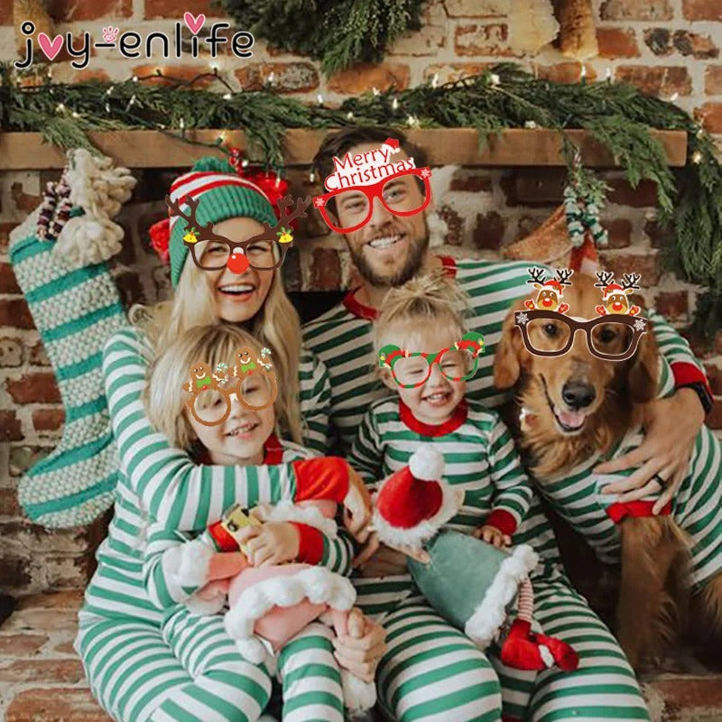 Christmas Glasses  (9 Pieces)