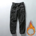 Thick Waterproof Fleece Cargo Pants