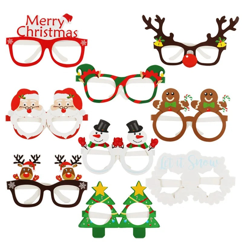 Christmas Glasses  (9 Pieces)