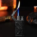 3D Relief Dragon Crocodile Double Fire Lighter Metal Windproof