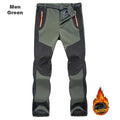 LNGXO Thick Warm Fleece Hiking Pants