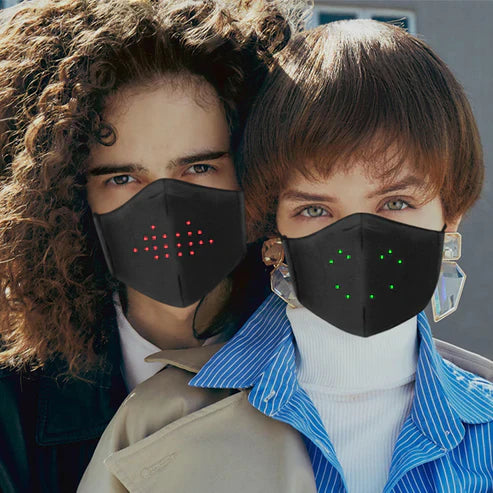 Voice Activated LED Face Mask