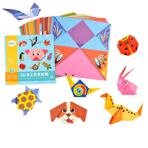 3D Paper Art Kids Craft Toys