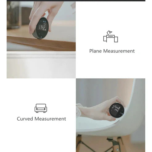 Curved Surface Electronic Ruler HD LCD