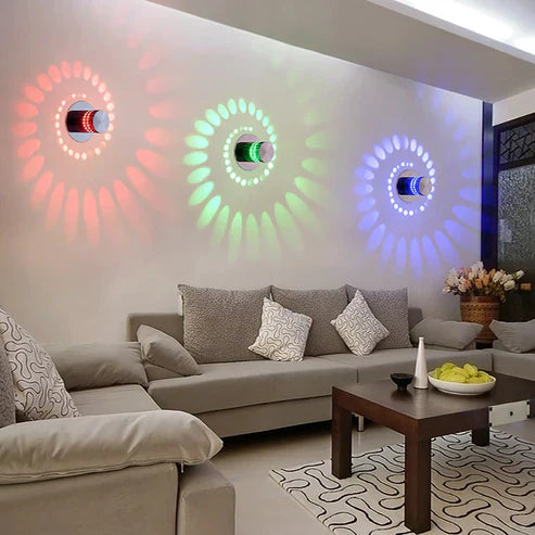 Amazing Spiral Decorating Wall Lamp