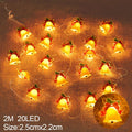 2M 20LED Santa Claus Snowflake LED Light