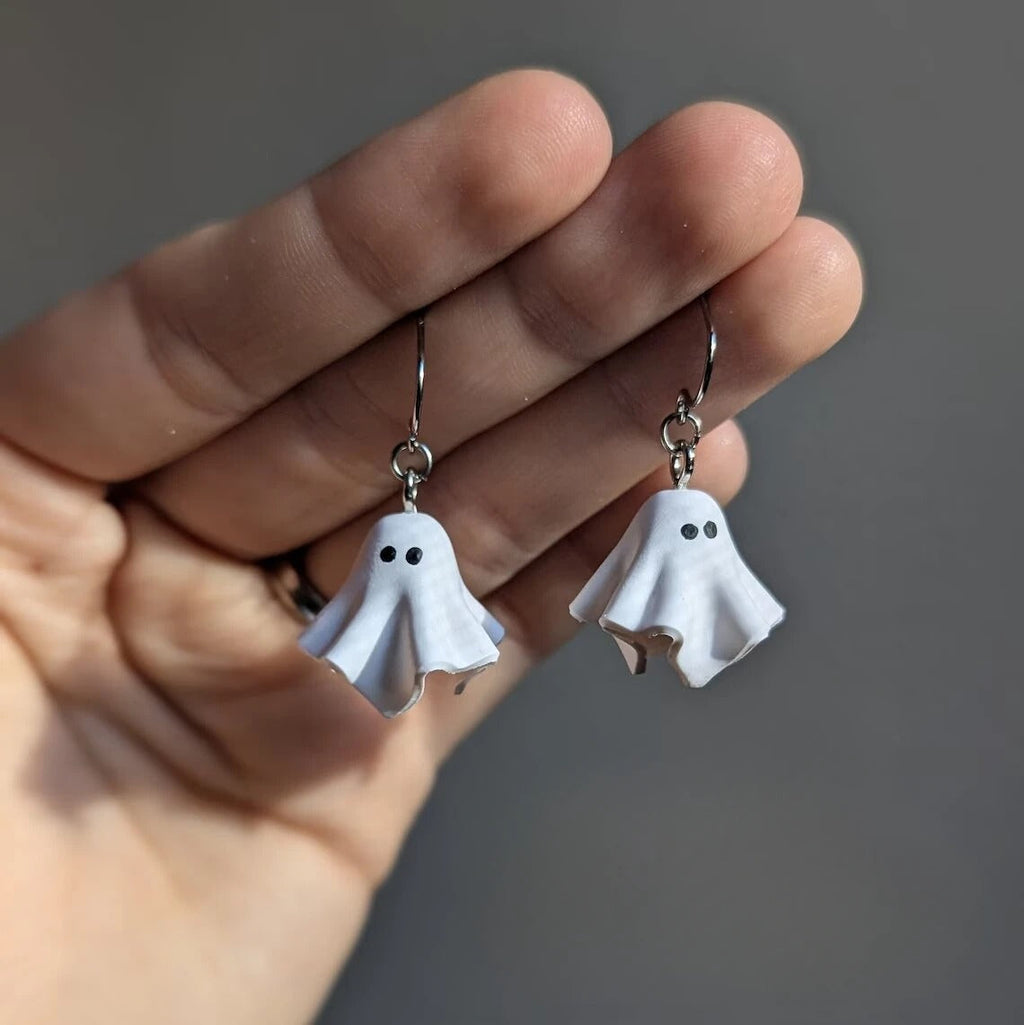 Cat Polymer Clay 3D animal Handmade earrings